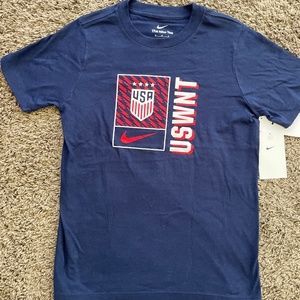 Nike Team USA USWNT Logo Navy T-Shirt Sizes Youth: S, M, L